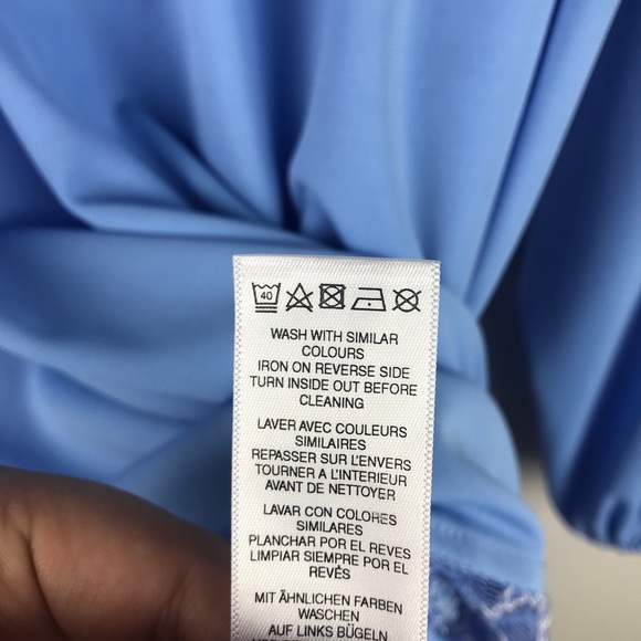 ASOS Off The Shoulder Lace Trim Swing Dress Size 4 Cocktail Wedding Short Mini - Picture 8 of 8